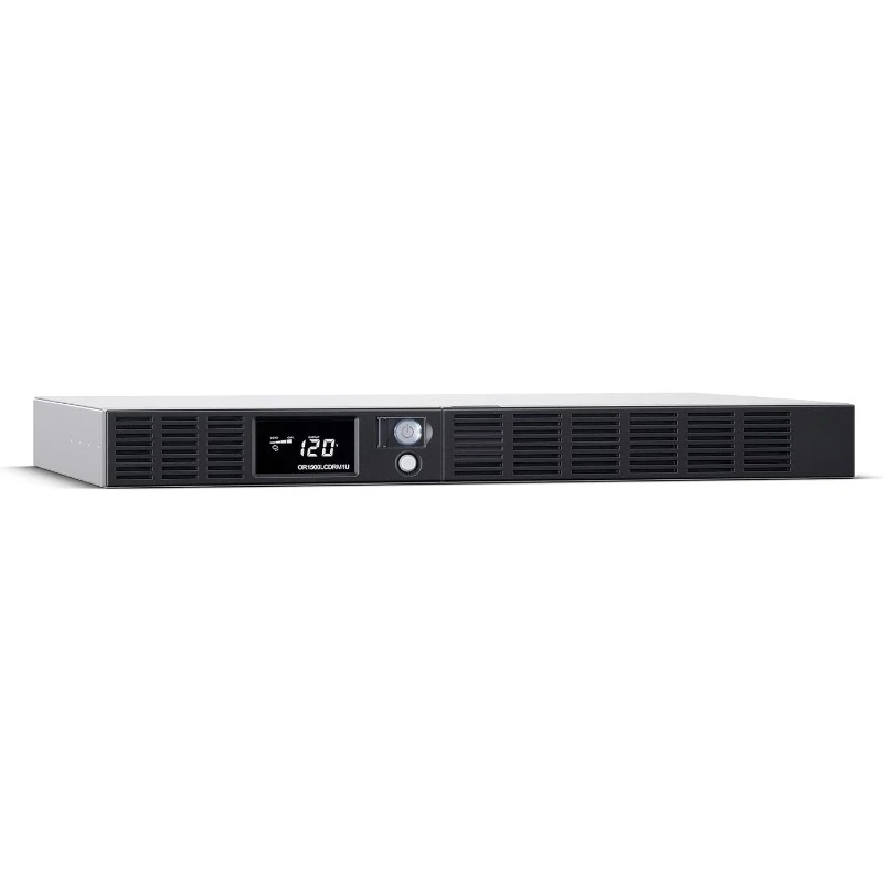 OR1500LCDRM1U Smart App LCD UPS System, 1500VA/900W, 6 Outlets, AVR, 1U Rackmount