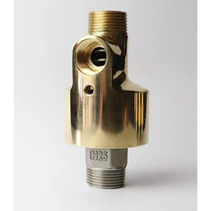 For Rubber and Plastic DN10 Mold, HK15 Rotary Joint for Cooling, Water Short Small 3 Points 4 Points DN15 Copper Shell Two-way