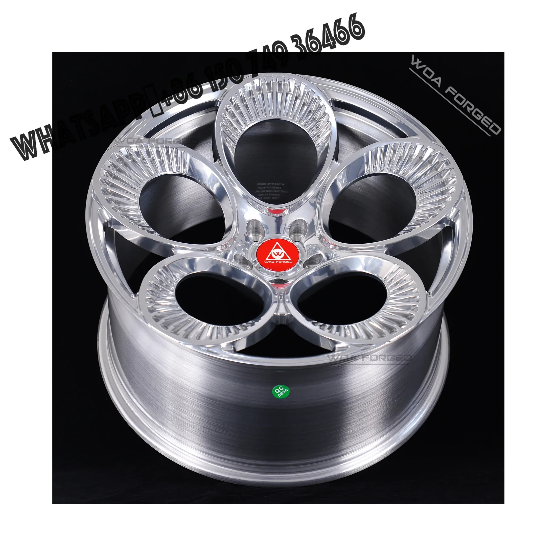 6061-T6 Forged Wheels 18 19 20 21 22 Inch  5x110 5x112 for Alfa Romeo Giulia Tonale Stelvio Mito 156 166 8c Car Wheels R