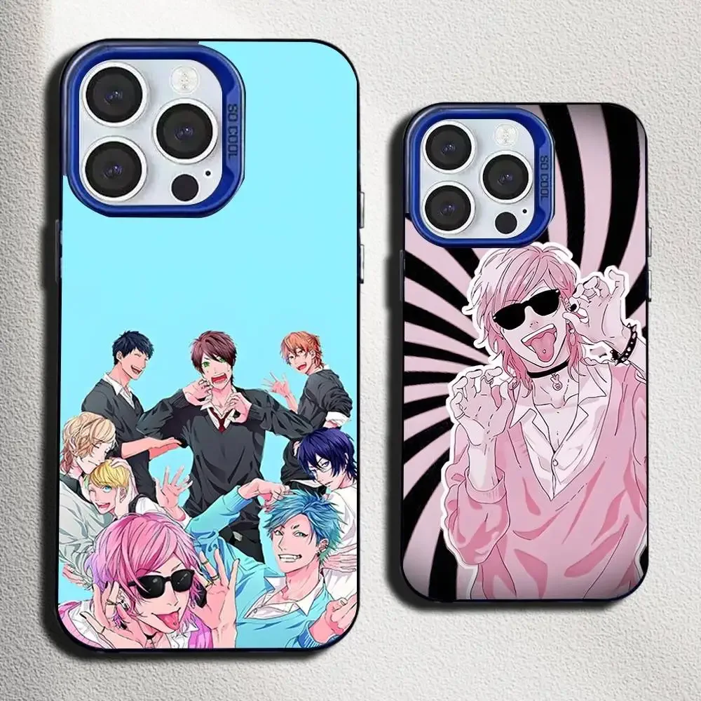 

Ayato Yuri Y-Yarichin Club Phone Case For iPhone 16,15,14,13,12,11,Mini,Pro,SE,MAX Blue Matte Silicone Cover