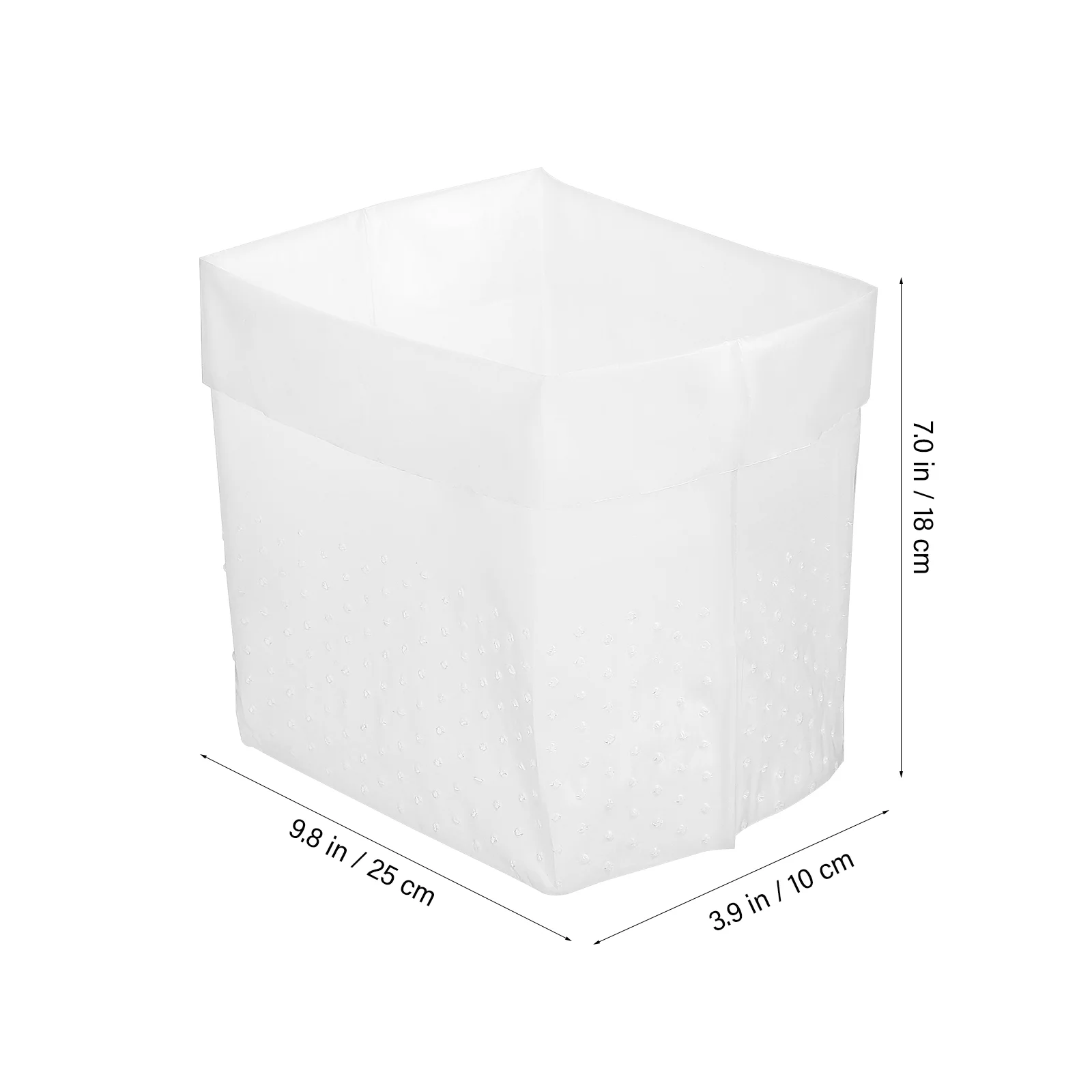 150 Pcs Trash Bag Waste Clear Wastebasket Can Liner Bin Bags Kitchen Filter Small Collector