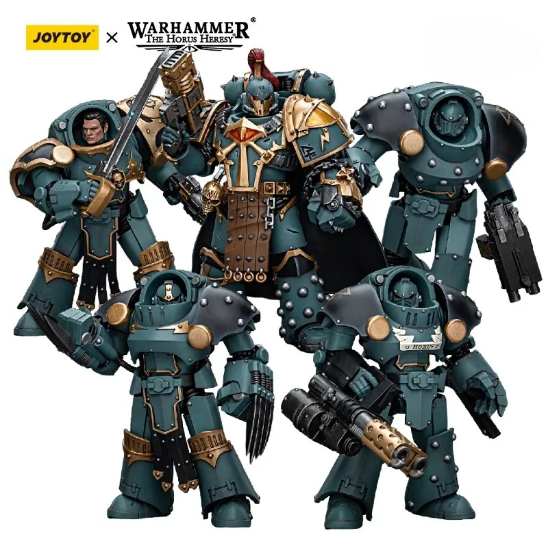 [Spot goods]JOYTOY Warhammer 40k Action Figure Sons of Horus Tartaros Terminator Squad Legion Praetor Anime Miniatures Model Toy