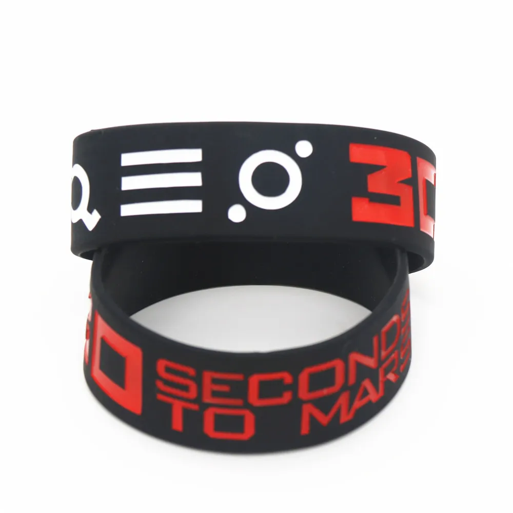 1PC New 30 Seconds To Mars Brand Silicone Wristband 1\