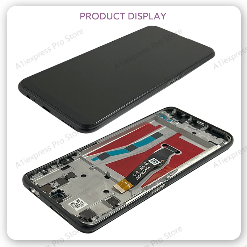 6.  59" IPS LCD Ekran LCD Dotykowy Digitizer Zestaw do Huawei Y9s / P Smart Pro 2019 STK L21 LX3 L22 Moduł LCD z Ramką — zdjęcie produktu 4