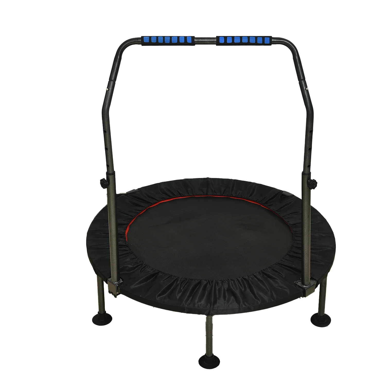 New Design Trampoline For Children With Safety Handrails Portable Foldable Indoor Sports Trampoline