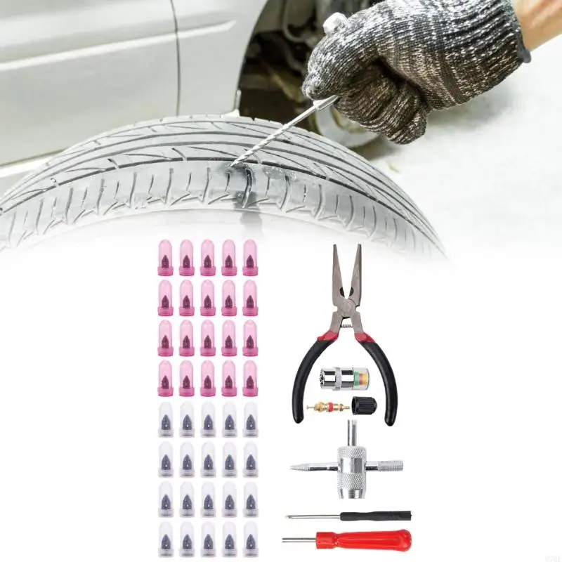 M76E Leichter Reifenpannenreparatur-Werkzeugsatz für Auto- und Motorradreifen – Detail 5