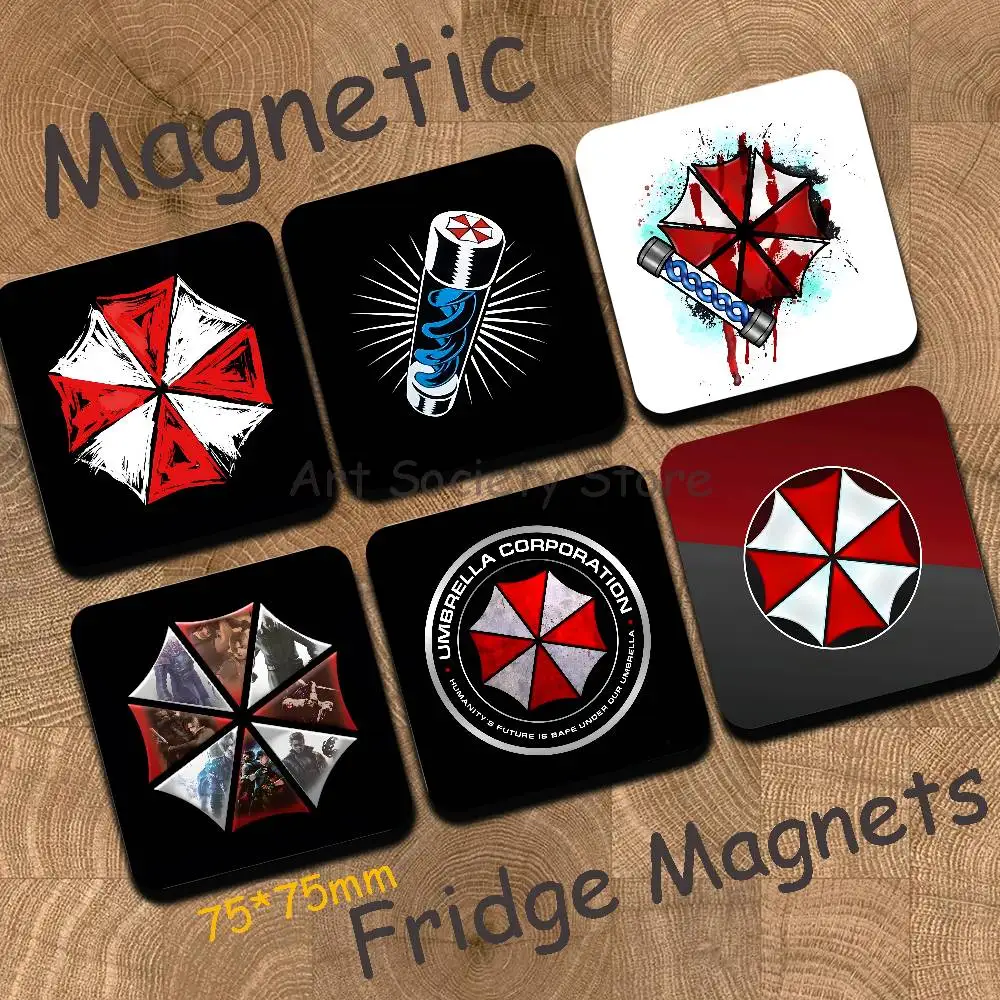 R-Resident Evil-S Umbrella Corporation Refrigerator Magnets Cute Cartoon Magnetic Personality Decorations Creative Gifts