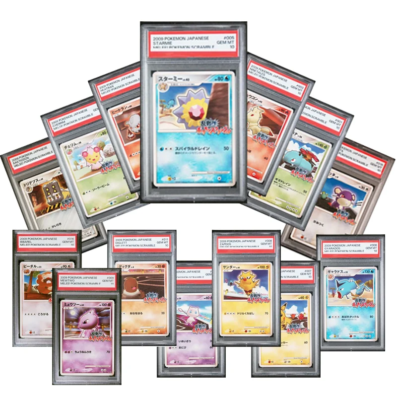 

DIY Proxy Pkm Ptcg Японская серия карт Pkm Rumble Heatran Starmie Gyarados Ninetales Cherrim Аниме Игровая коллекция Карточная игрушка