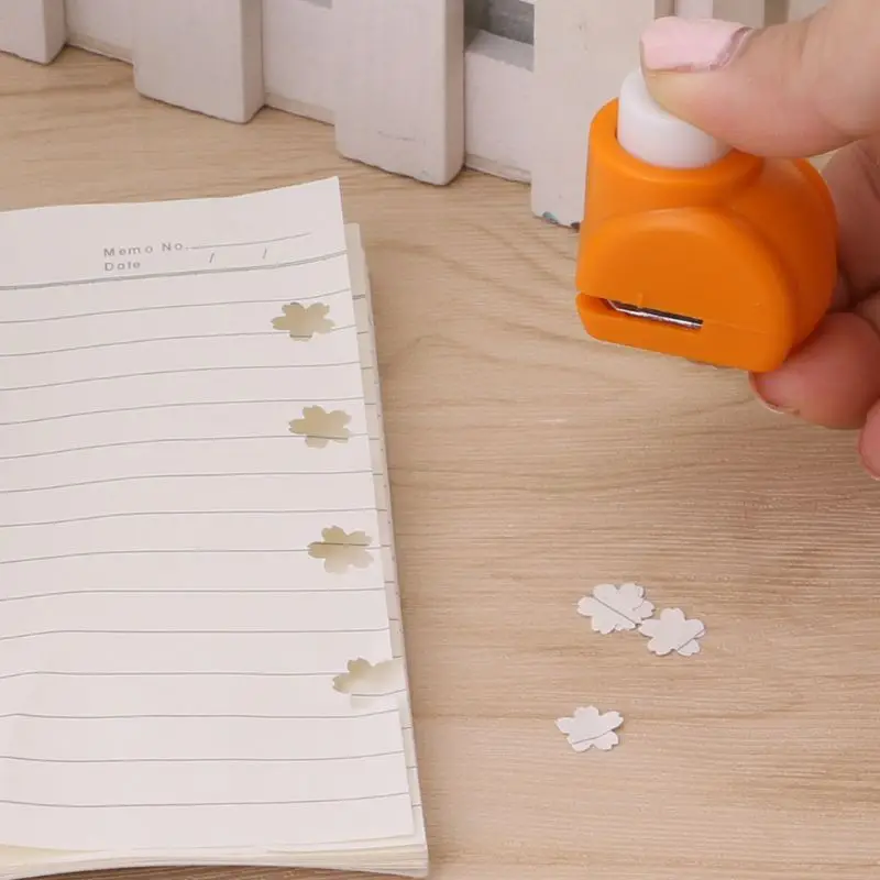 Punzones de álbum de recortes hechos a mano, cortador de tarjetas, Impresión de Calico, artesanía de papel de flores DIY, forma de perforadora de