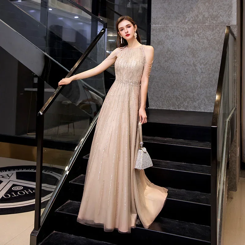 Elegant Party Dresses for Women Luxury Woman Evening Dress for Women Prom Gown Formal Long Suitable Request Occasion Customized