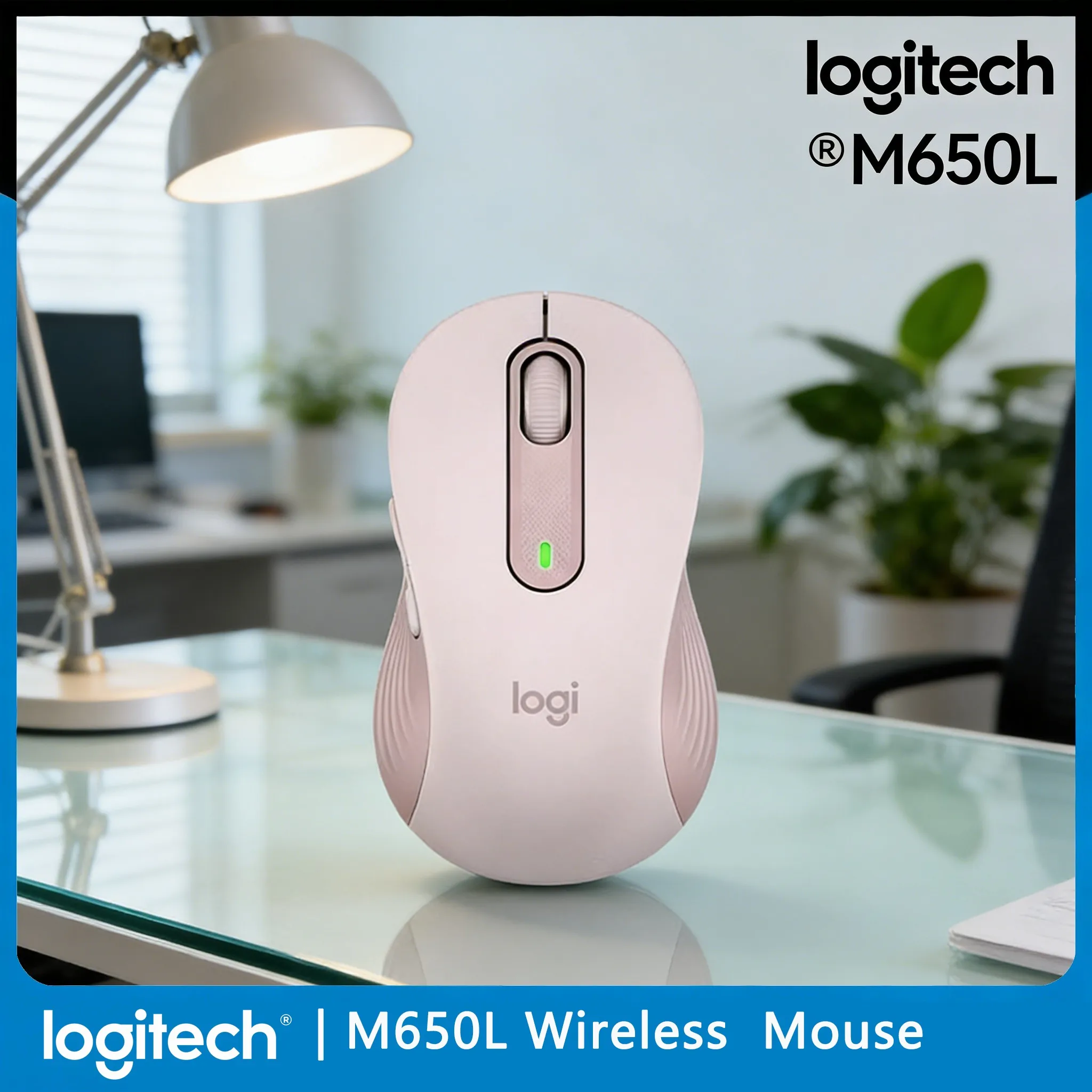 

M650 /M650L Business Wireless Mouse Customizable Buttons Mobile Office Productivity