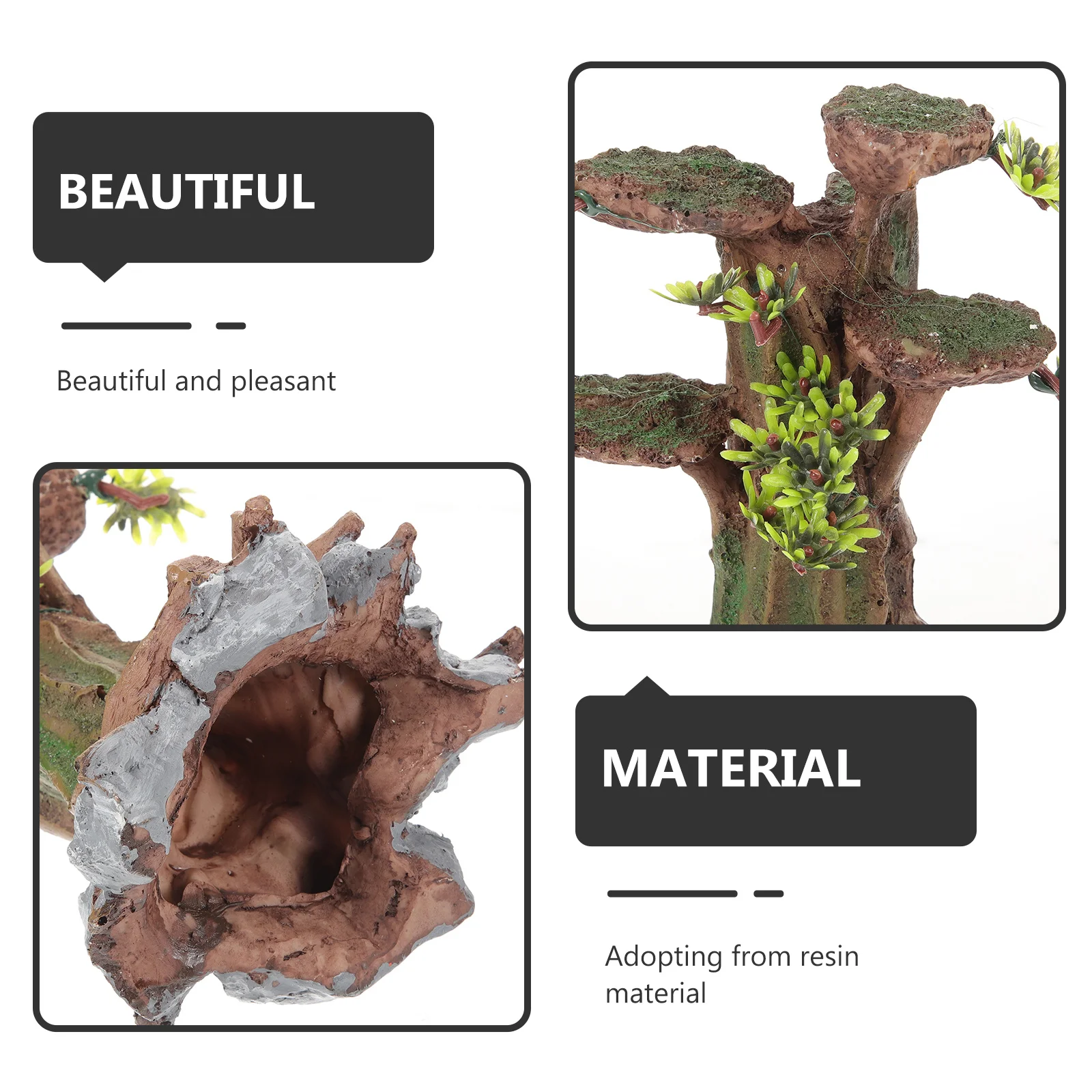 الإبداعية حوض السمك الجذع الراتنج شجرة اصطناعية جذع لخزان الأسماك المشهد الزخرفية تحت الماء DIY بها بنفسك سطح المكتب المنزلي