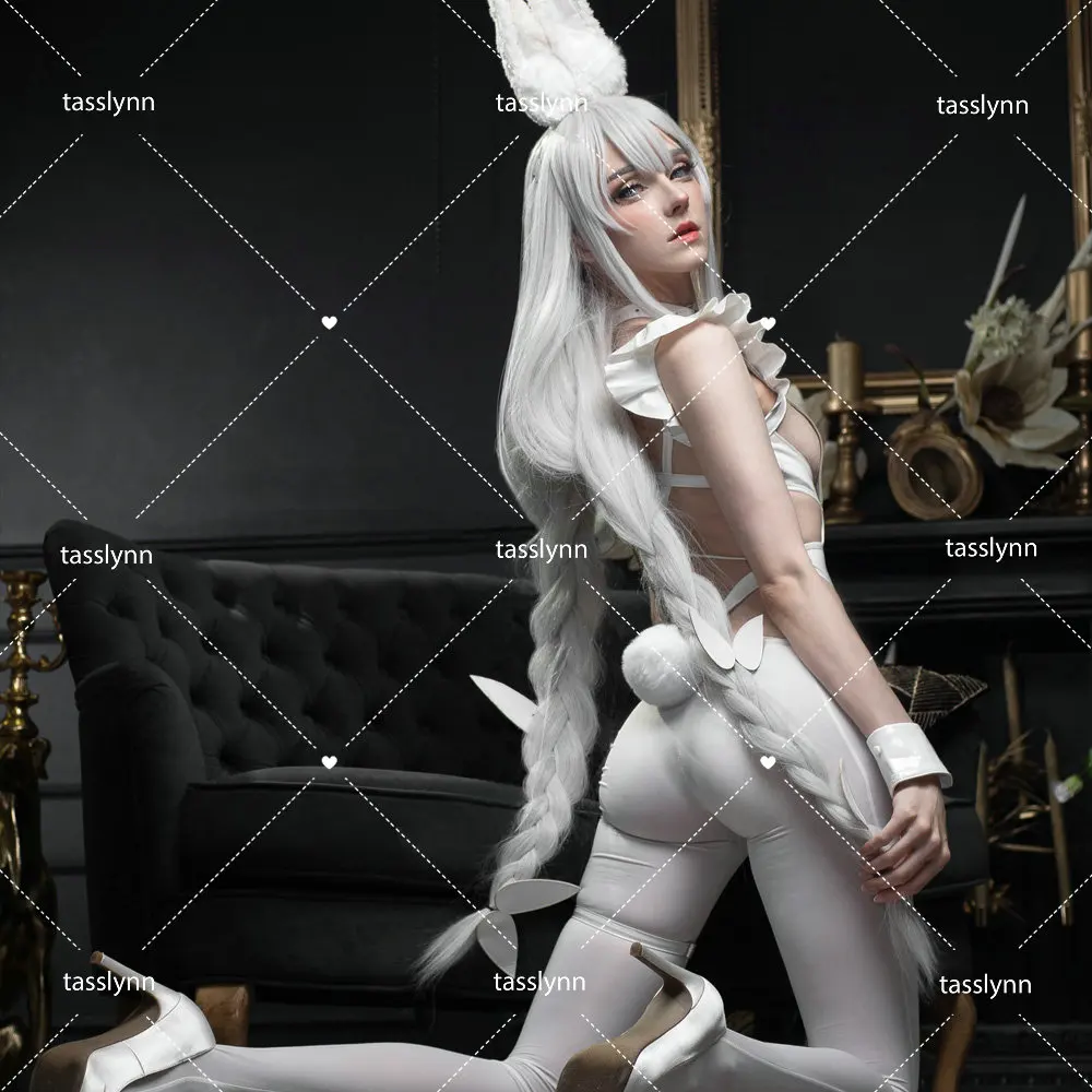 Anime Azur LaneMNF Le Malin Cosplay Bunny Girl Cute Bikini for Doll Sexy Halloween Costumes Le Malin Bunny Suit Fur with Ears