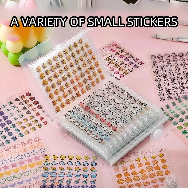 

Мини-деко наклейка книга 800/4800 шт. милые лазерные блестящие наклейки Chiikawa дневник Скрапбукинг набор звездных голографических персонажей