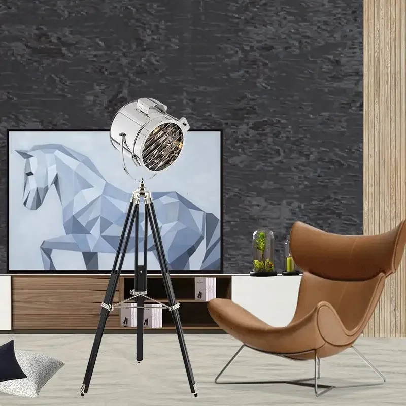 Nordic Creative Designer Stainless Steel Floor Lamp Restaurant Living Room Studio Retro Metal Led Light Home Decoration Lighting
