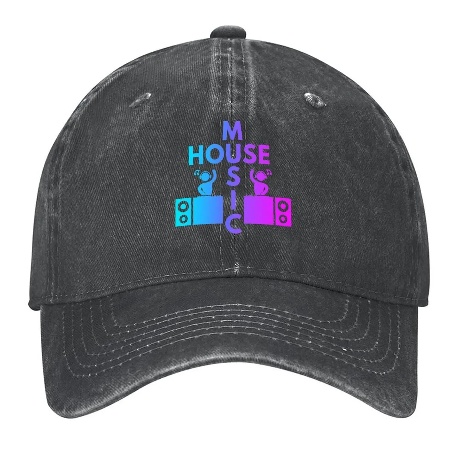 

House Music Djs Baseball Cap luxury caps Gentleman Hat beach hat Beach Outing Women's Beach Outlet Men's