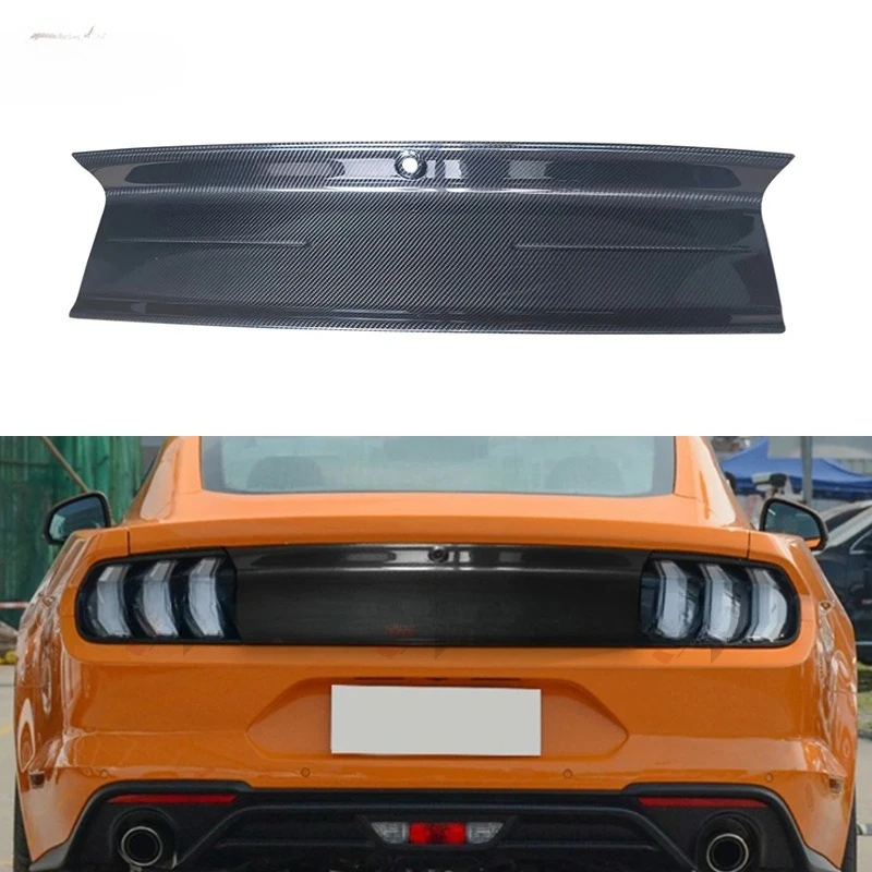 

Suitable For Ford Mustang Dry Carbon Fiber Tail Cover Rear Cover Trunk Cover Panel Trim Sticker
