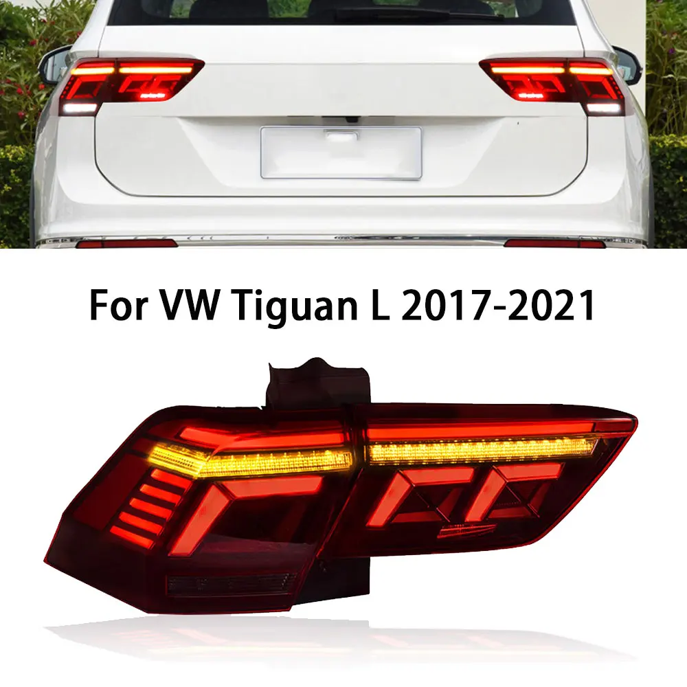 

Car Rear Lights For VW Tiguan L Led Tail Lights 2017-2022 Modified DRL Signal Reverse Taillights Assembly Automotive Accessories