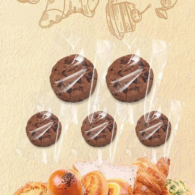 4x6 Inches 100 Pcs Clear Self Sealing Cellophane Bags Cookie Bags Resealable Cellophane Bag for Packaging Cookies,Gifts,Favors, Products,Candy view 5