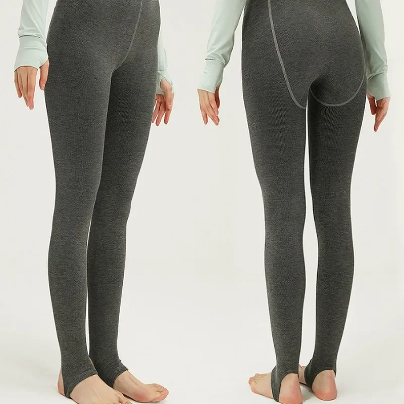 Bas de legging en velours sous D, collants en ylène, bas de yoga, bas de sport, culotte, grande taille, hiver