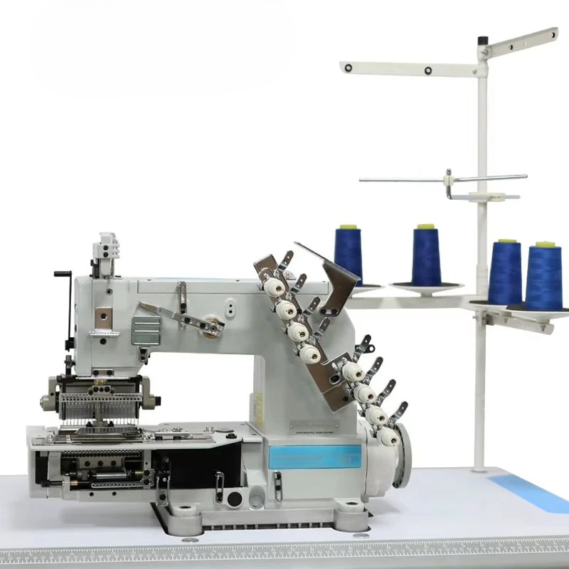 New High-Speed Electronic Flat-Bed Industrial Sewing Machine Chain Plastic Iron Components Automatic Lubrication for Curtain