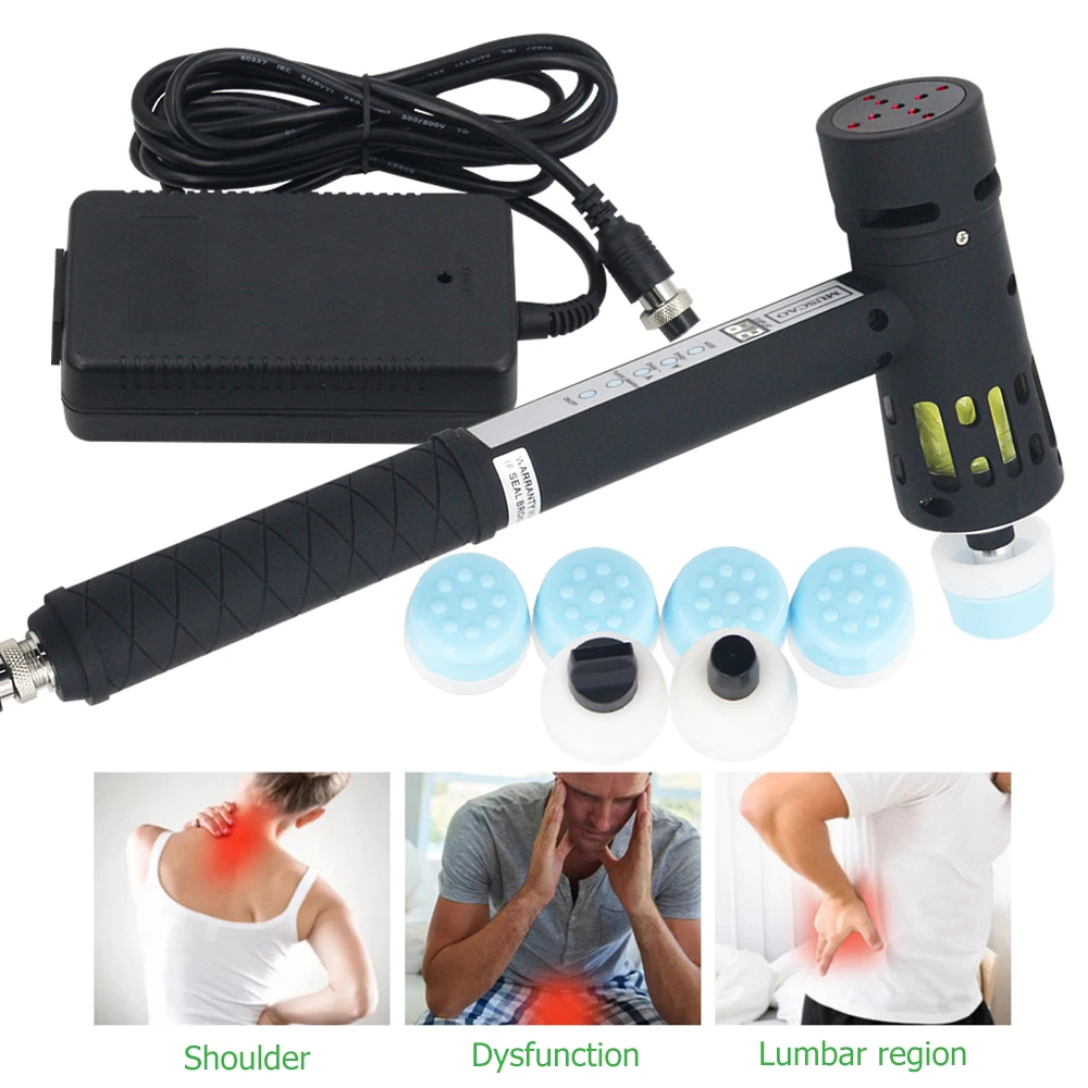 Shock Waves Physiotherapy Instrument ED Treatment 3in1 Shockwave Therapy Machine Body Massager Pain Relief Body Massage