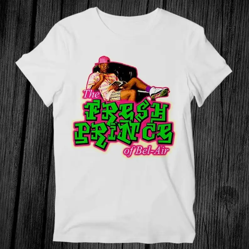 

Fresh Prince of Bel Air T Shirt Unisex Adult Mens Womens Gift Cool Music Fashion Top Vintage Retro Tee G360