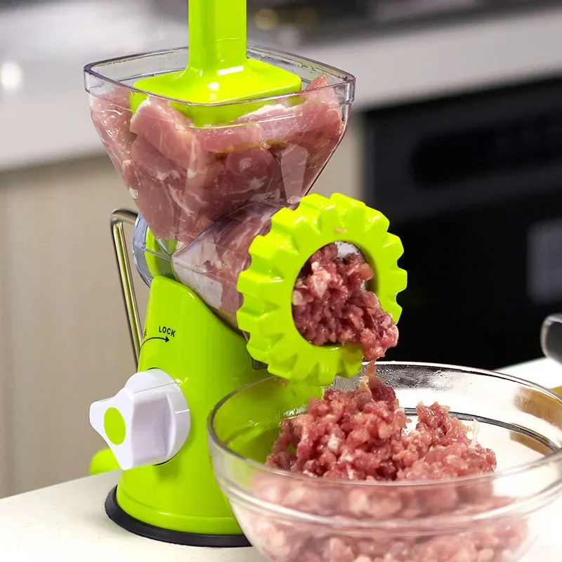 Multifunction Manual Meat Grinder Stainless Steel Blade Home Cooking Machine Mincer Sausage Machine Food Grinder Sausage Maker