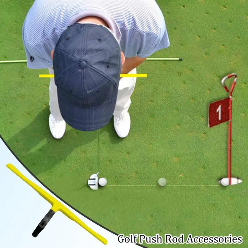 

Putting Aids для Golf Putting Training Aid Тренажер для выравнивания Swing Consistency и точность Аксессуары для гольфа для осанки
