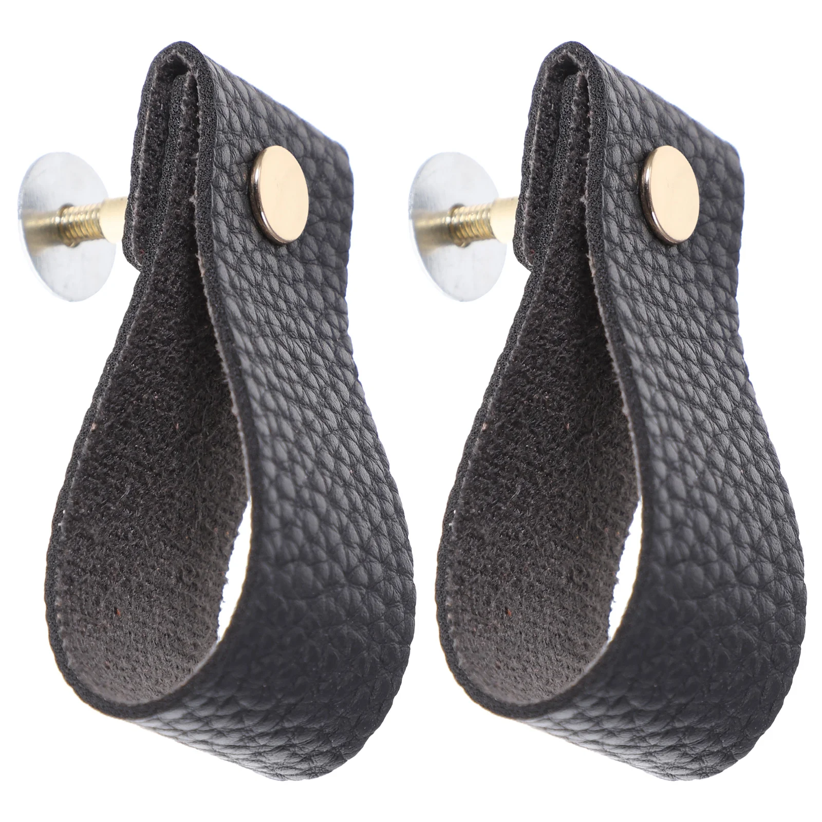 

4Pcs Anti-Rust PU Cabinet Handles Children Safe Flexible Drawer Pulls Dresser Knobs Elegant Durable Furniture