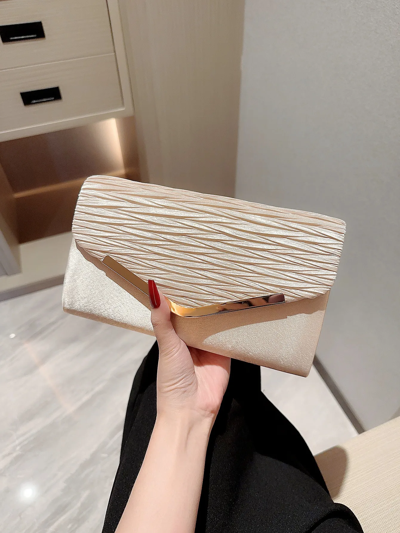 Quality luxury handbag small Dinner Bag Luxury Diamond Wedding Square Chain Shoulder Fashion Handbag Shiny Evening Clutch Bags