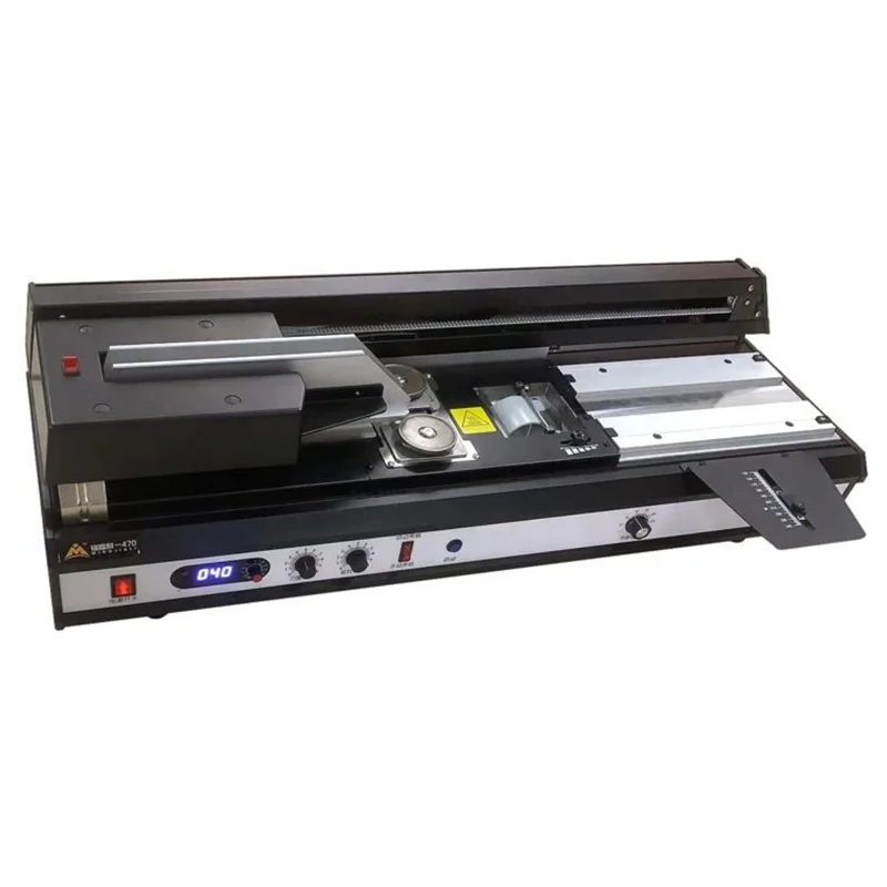 

Fully Automatic Desktop Hot Melt Glue Book Binding Machine A4 Size 470 Glue Book Binder