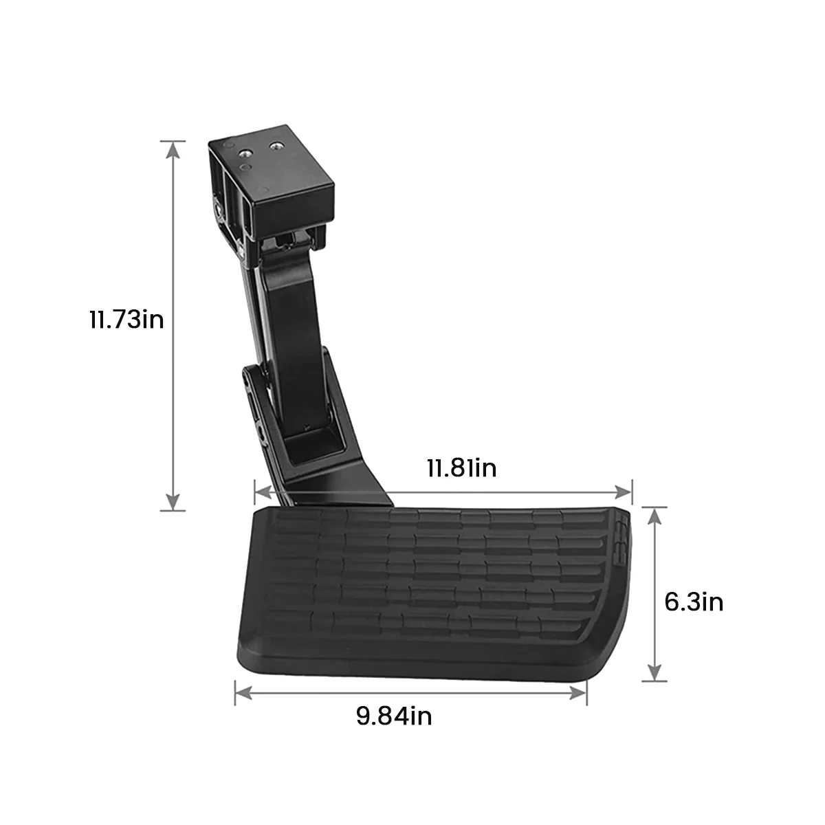 Bed Step Retractable Footrest Kits PT392-34140 for Truck 2014-2021 Bed Bumper Foot T-Step Folding