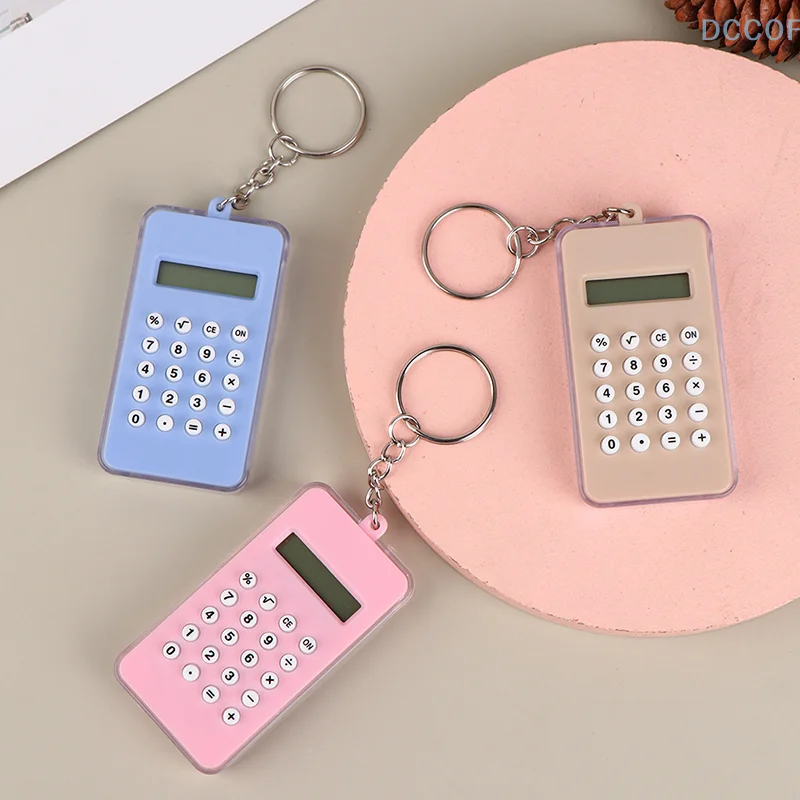 Portable Digital Calculator Mini Maze Calculator Creative Keychain Office Supplies For Children