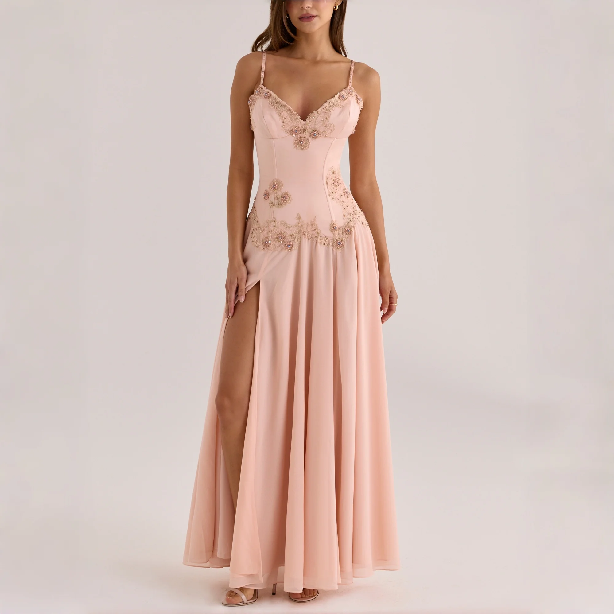 Thin Spaghetti Strap V Neck Ma - Men'S Formal Wear For Wedding Guest recension och pris
