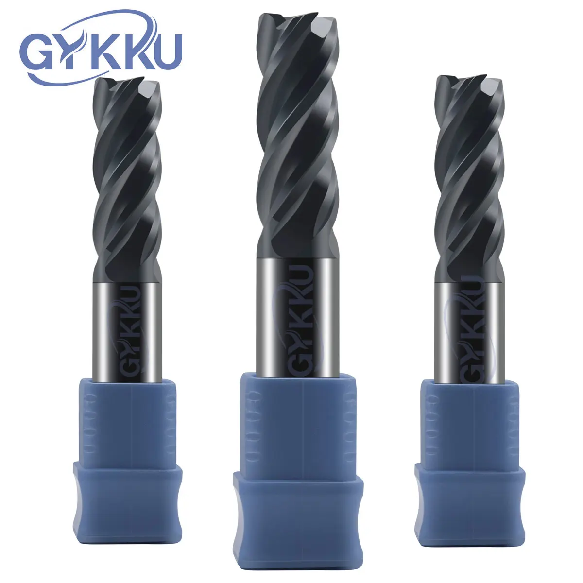 

GYKKU HRC70 High Carbide End Mill 4Flutes Milling Cutters For Stainless Steel CNC Maching Endmills Tungsten Steel Cutting Tools