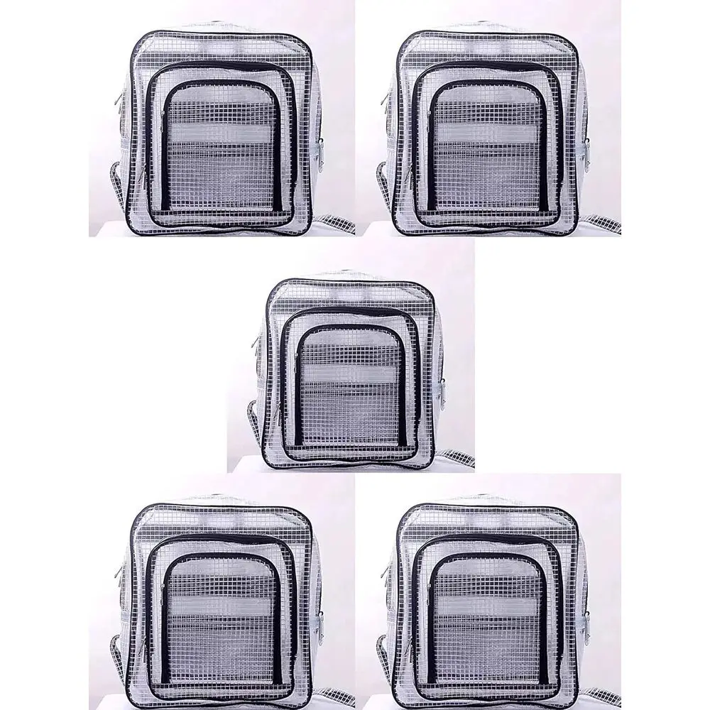 

Антистатический прозрачный ПВХ-рюкзак QIAOLIANQIAO ESD 15,7 дюйма (40x35x15 см), сумка для инструментов инженера для чистых помещений, полностью закрытая ПВХ-сумка или чехол для компьютера