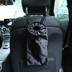 Cubo de basura para coche, bolsa de almacenamiento para asiento trasero, organizador de artículos diversos, bolsas de bolsillo, accesorios para coche