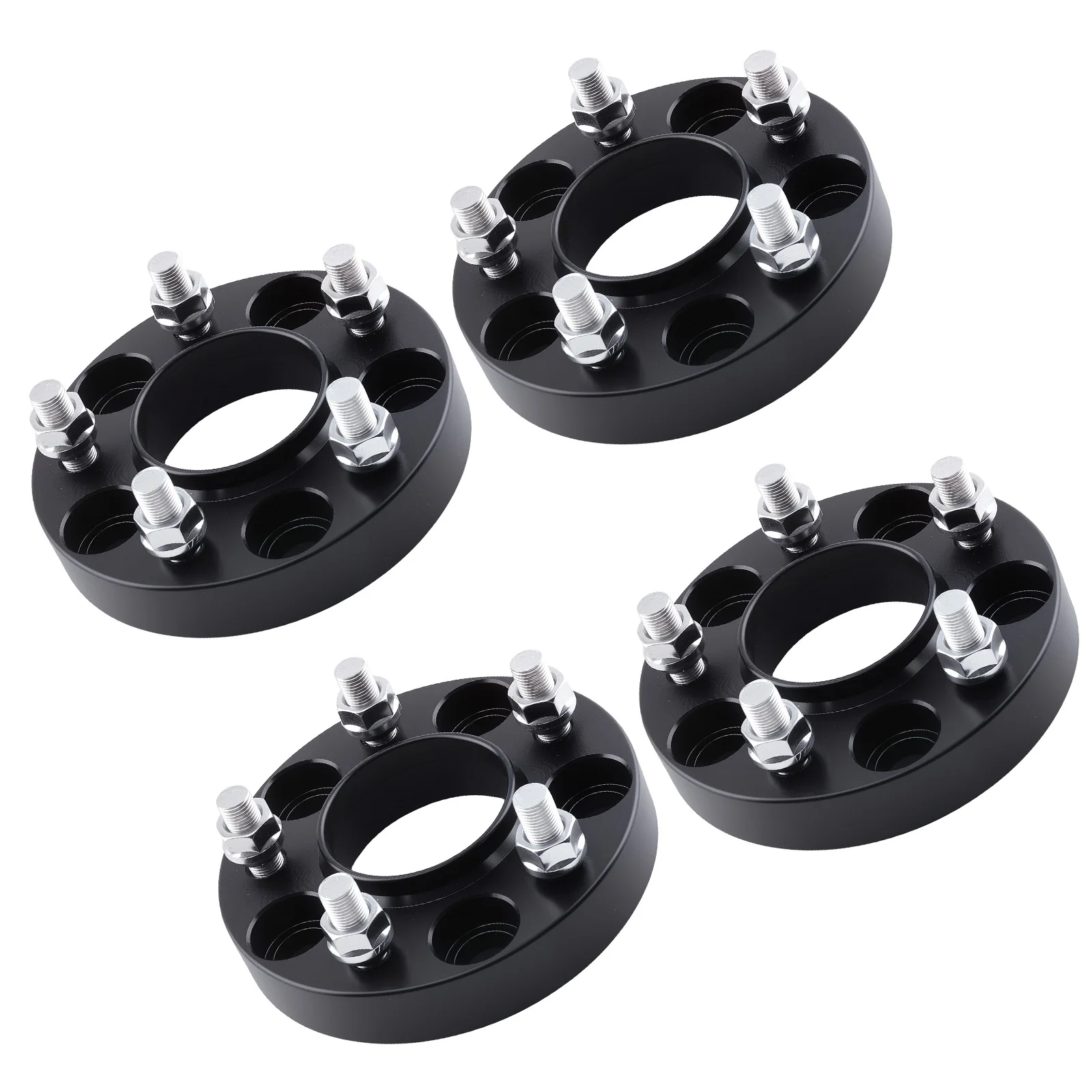 

4pc 1 Inch Wheel Spacers for Ford Mustang Ranger 5x4.5 70.5mm Hub Centric Set