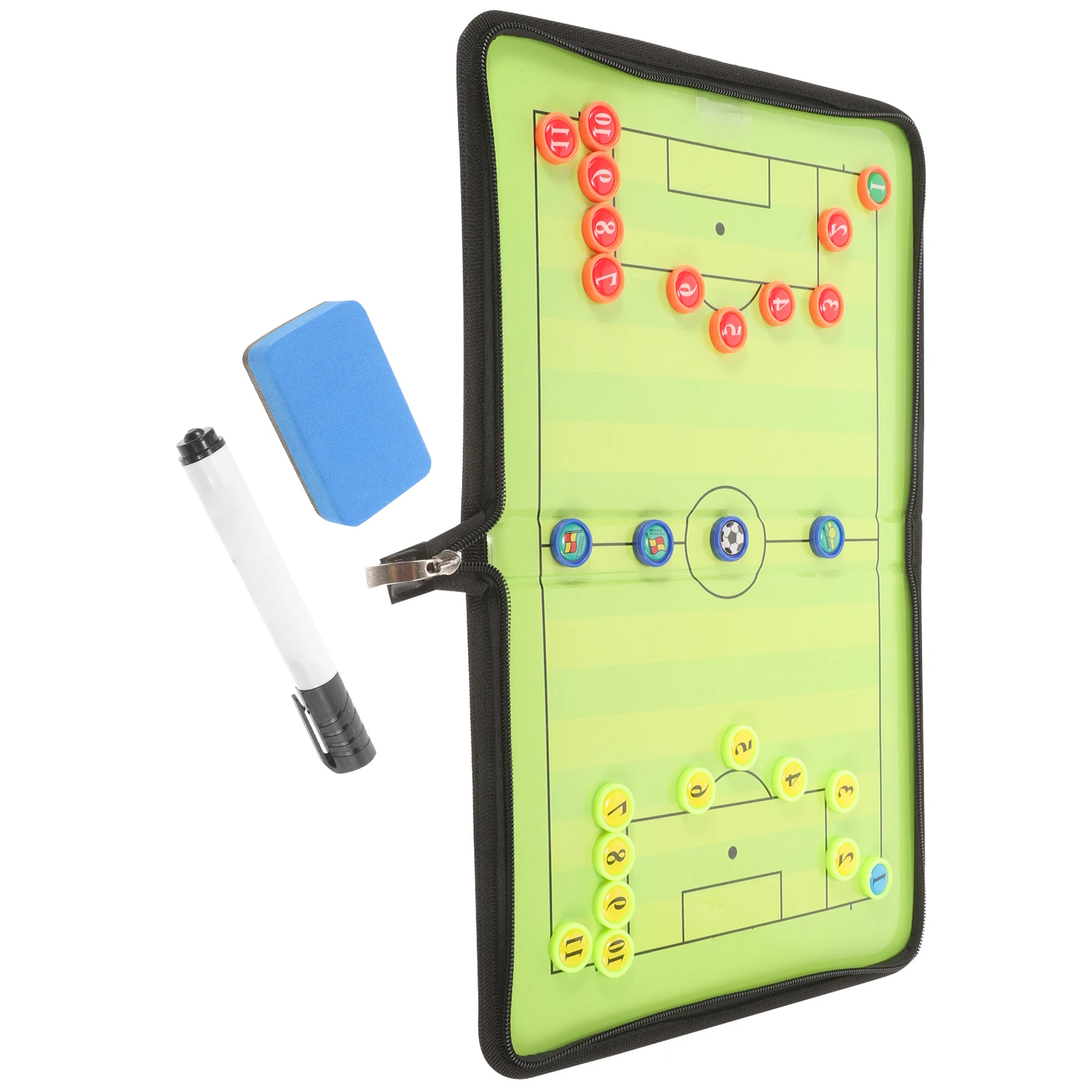 Football Soccer Magnetic Board Coaching Strategy Kit Smooth Surface Lightweight User Friendly Gift Idea