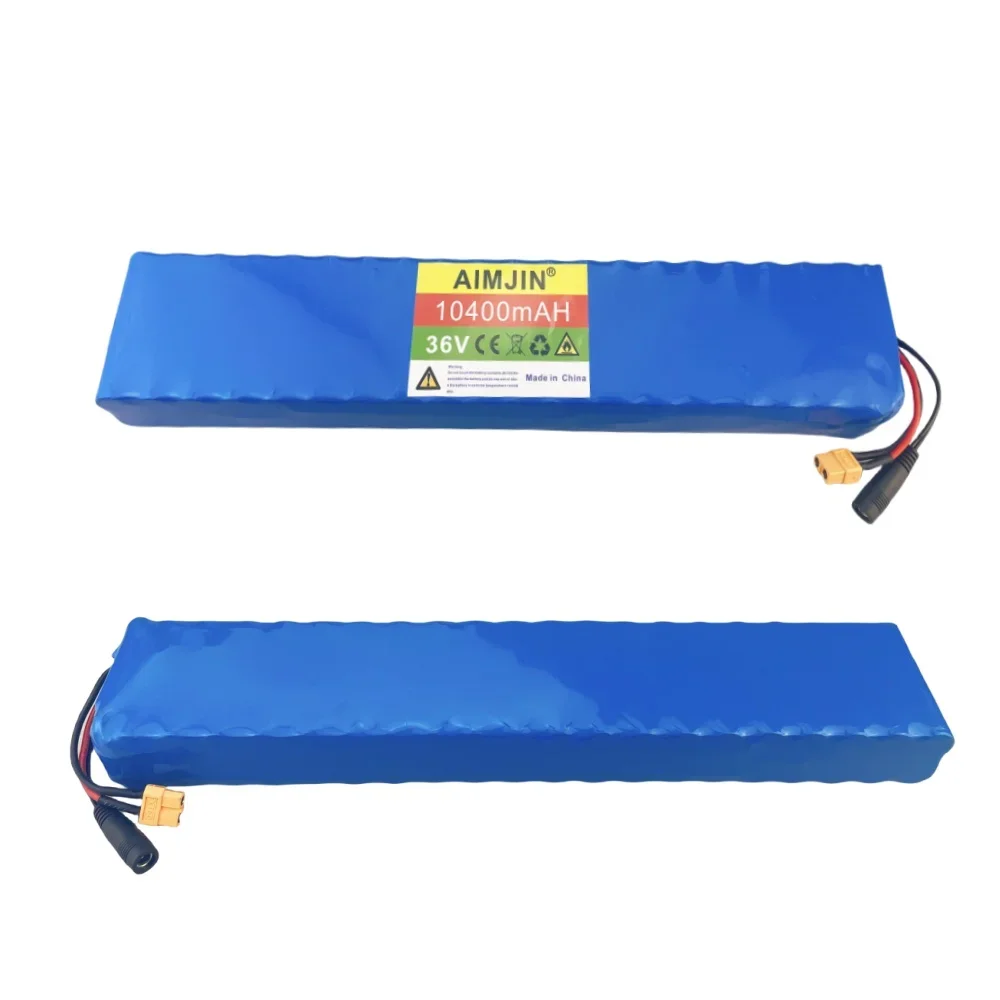 10S4P 36V 10400mAh electric scooter lithium battery 18650 battery pack 36V 10.4Ah electric scooter battery