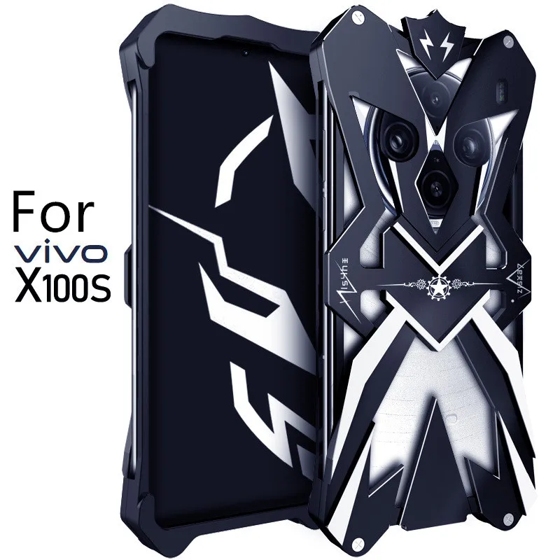 For Vivo X100 Ultra Original ZIMON Shockproof Heavy Duty Armor Metal Aluminum Phone Case For Vivo X100 Ultra X100s Pro Case
