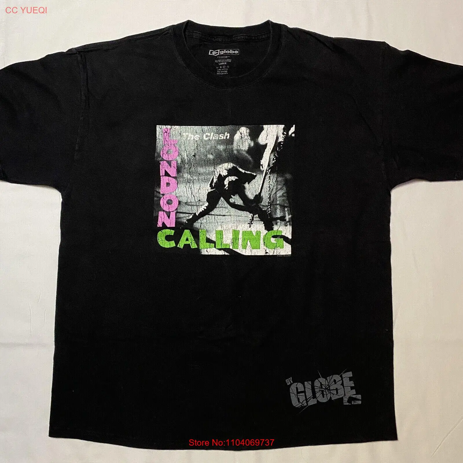 The Clash x Globe shoes “London Calling” vintage t-shirt Size L