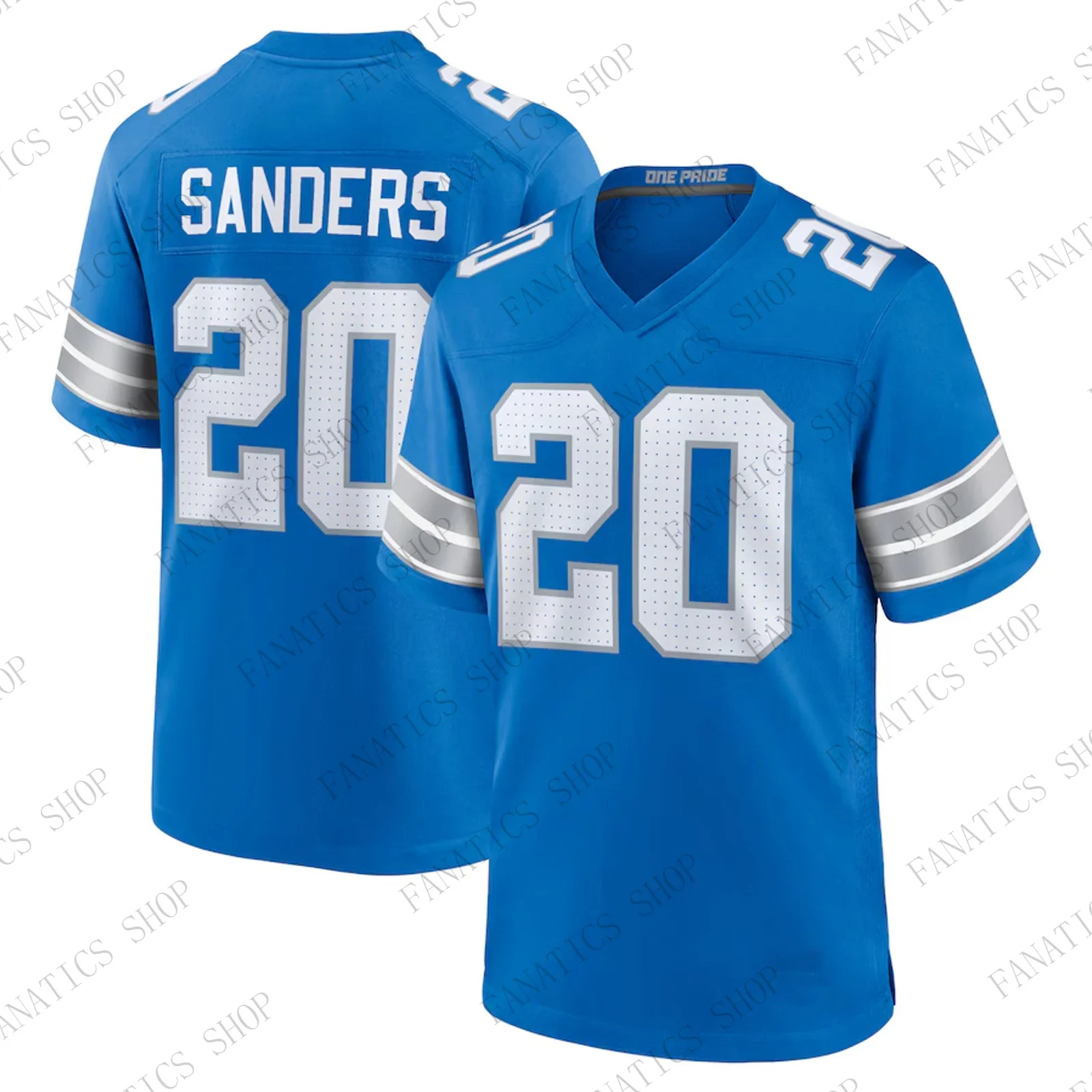 

Summer Fridays 3D Print Quick Dry Breathable Sport Plus Size T-shirt Barry Sanders Lions Players Playing #20 Football Jersey