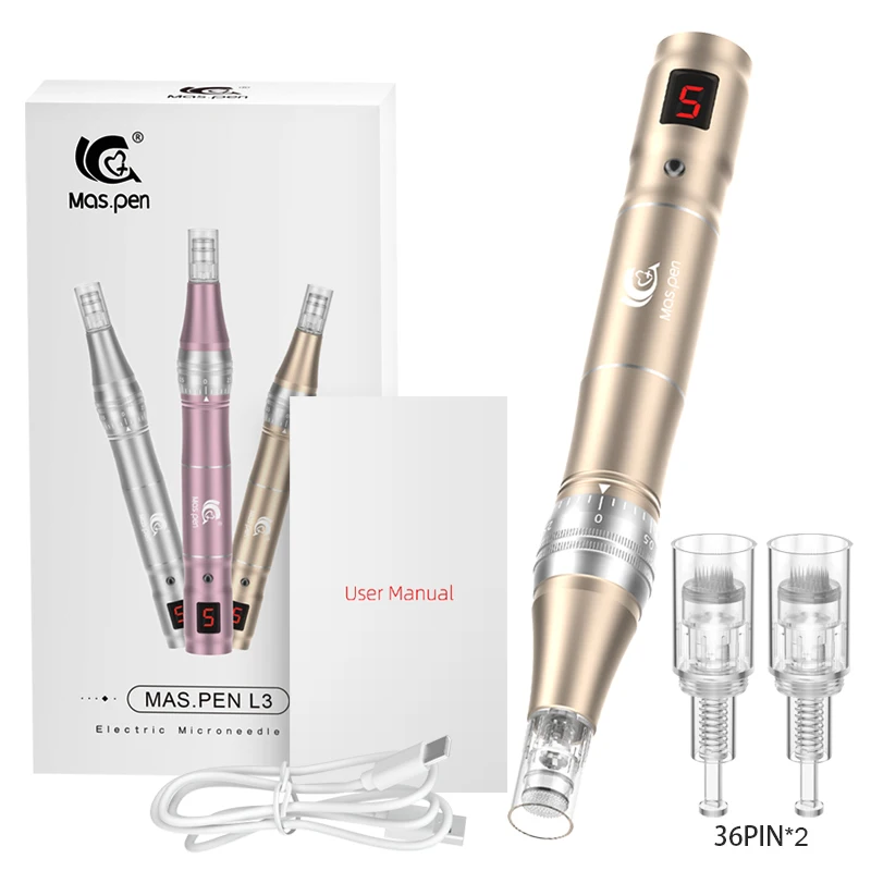 Mas.pen Kabelloser Microneedling Derma Pen/Mas Pen L1/L3/L6/N6/S8 Hautpflege-Tool 8