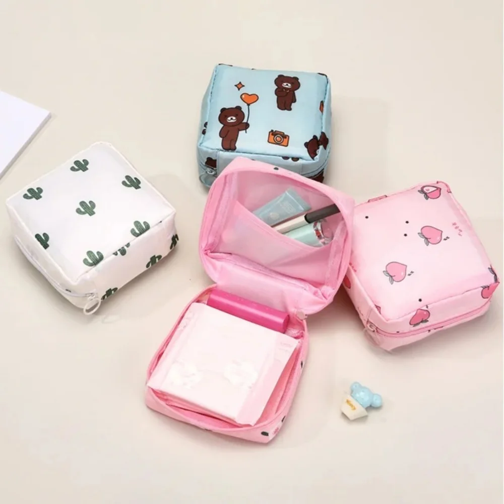 Damenhygiene-Aufbewahrungstasche, Tragbare Tampon-Organizer-Tasche, Mini-Kosmetik-Lippenstift-Kabel-Aufbewahrungsbeutel