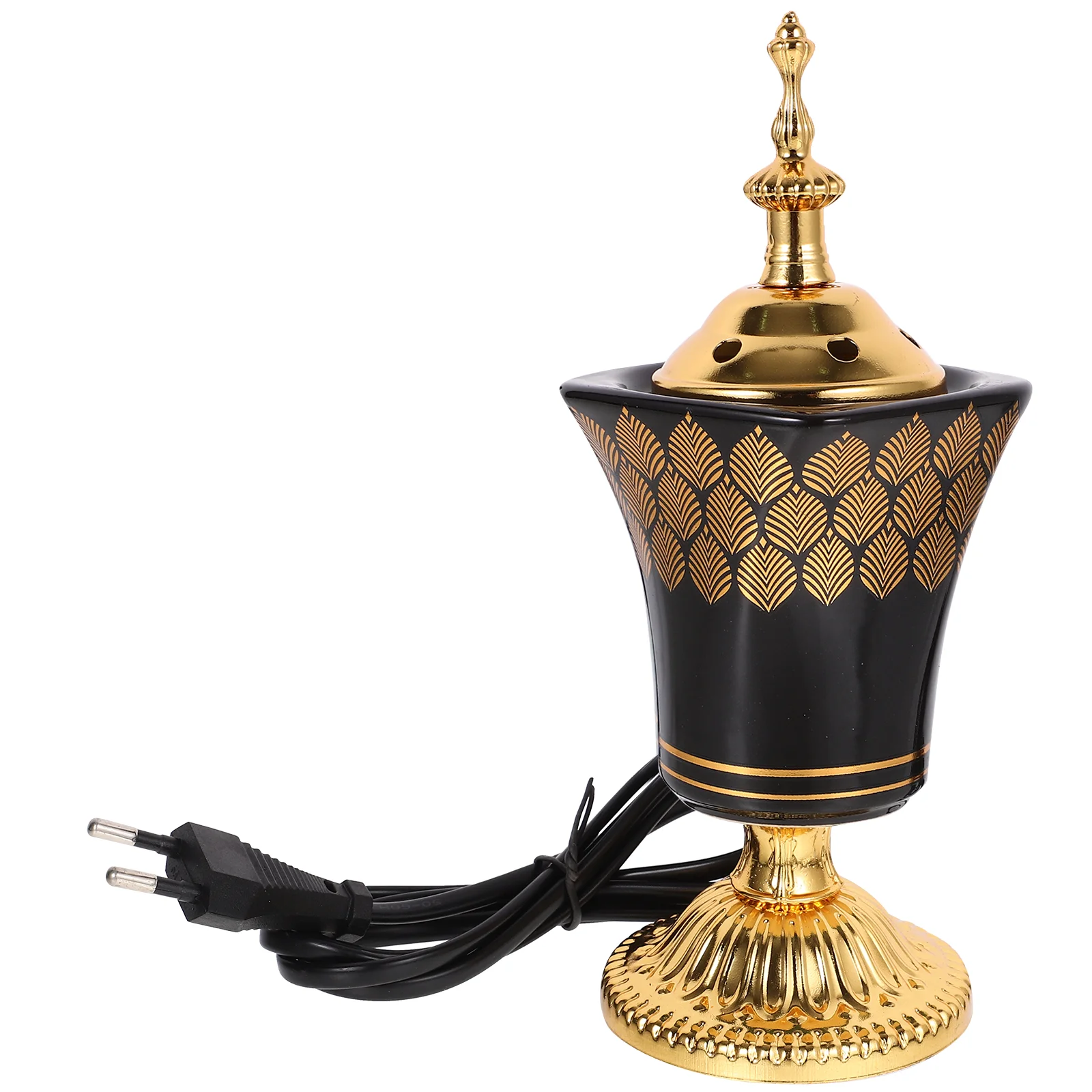 

Incense Burner Plug Retro Ornament Household Electric Holder Metal Ceramics Censer