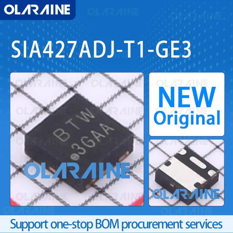 5/10/100Pcs SIA427ADJ-T1-GE3 SC-70-6 original 100% ic chip MOSFET  P-Channel  1 Channel Vds-8 V Id- 12 A
