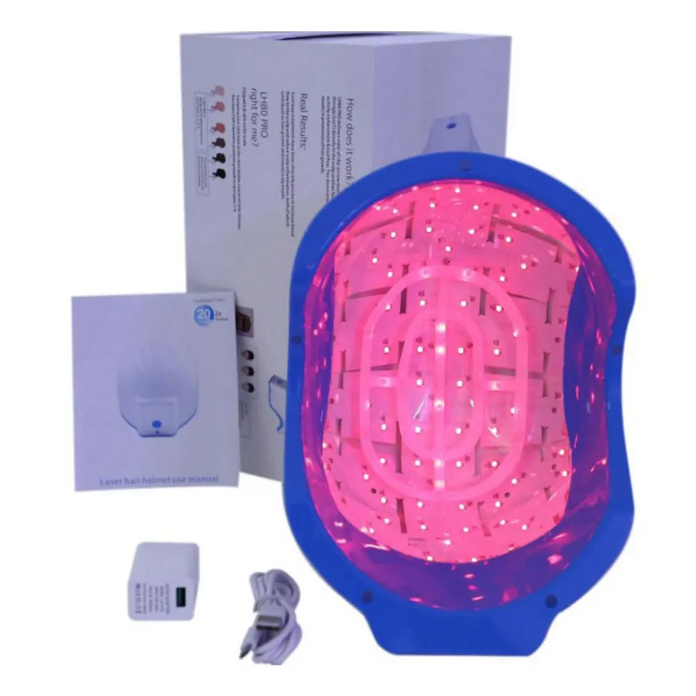 

678nm Wavelength Laser Hair Growth Helmet USB Rechargeable Hair Therapy For Hair Regrowth and Hair Loss Treatment