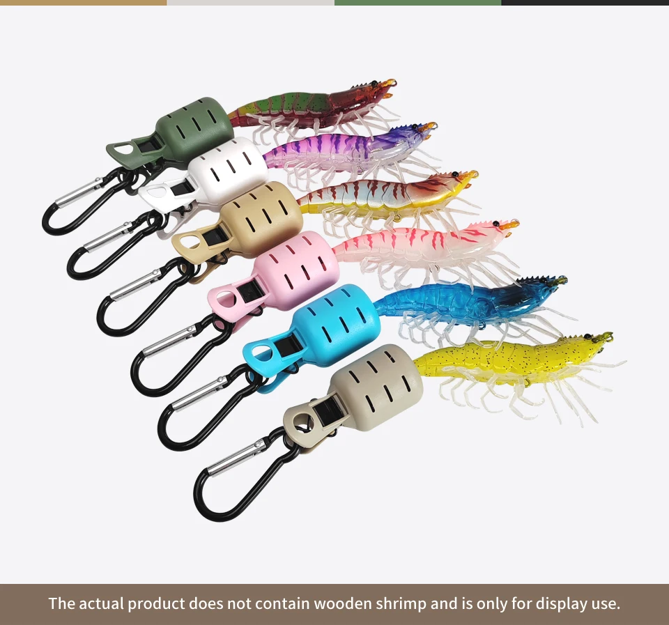 Neue Tintenfisch Jig Köder Schutz Kit 6 stücke Webfuß Octopus Egi Haken Abdeckung Tintenfisch Regenschirm Köder Kappe mit Karabiner meer Zubehör – Detail 4